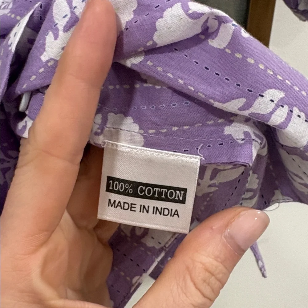 LIVRO Floral Lilac Blouse M - Picture 4 of 5